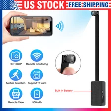 Wireless WiFi 1080P HD Tiny Small Pinhole Camera DIY Screw DVR Home Security Cam
