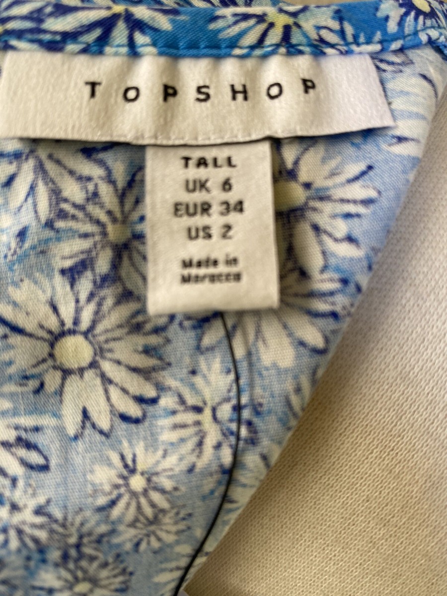 New Topshop Blue & White Floral Open Back Women's Mini Dress NWT 2 | eBay New Topshop Blue & White Floral Open Back Women's Mini Dress NWT 2 | eBay