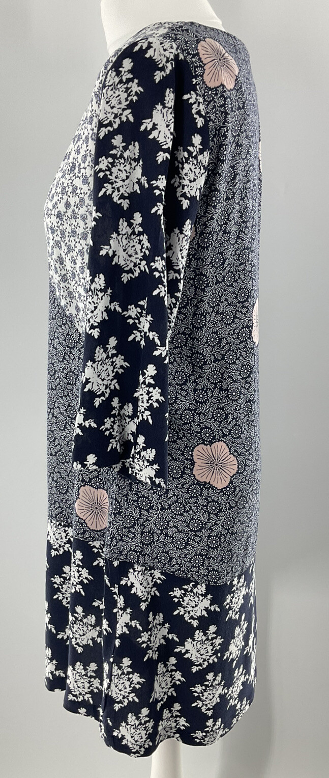 white stuff patchwork print pattern 3/4 sleeve wo… - image 5