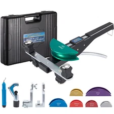 Uimoso Copper Pipe Bender Ratchet Tube Bender Set 7 Dies 1/4" to 7/8"