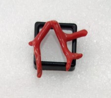 Italy Red Coral Loose Polish Branch Stick Mediterranean Coral Tree Branch 13 CT.