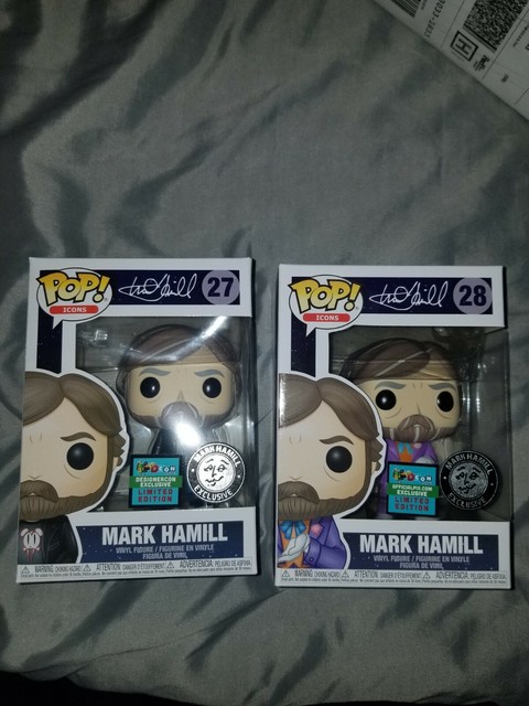 Funko Pop! Icons: Mark Hamill 28 (DesignerCon) Vinyl Figure for sale online | eBay