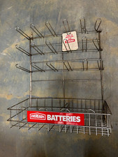 VINTAGE EVEREADY BATTERIES STORE DISPLAY 23X20X10 WITH RESTOCK CARDS DAMAGED BOX
