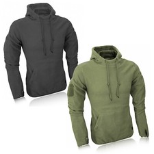 Men's Tactical Fleece Hoodie Military Police Army Fishing Hiking Security Hoodie