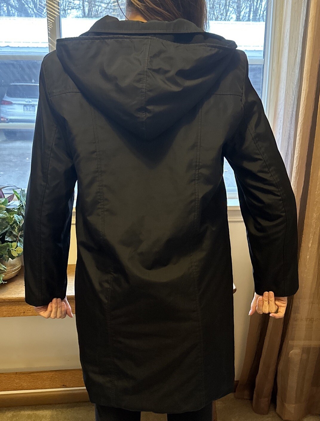 Express Lined Rain Coat, Size Large - image 3