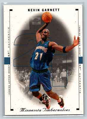 Kevin Garnett 1998 SP Authentic #53 Minnesota Timberwolves | eBay