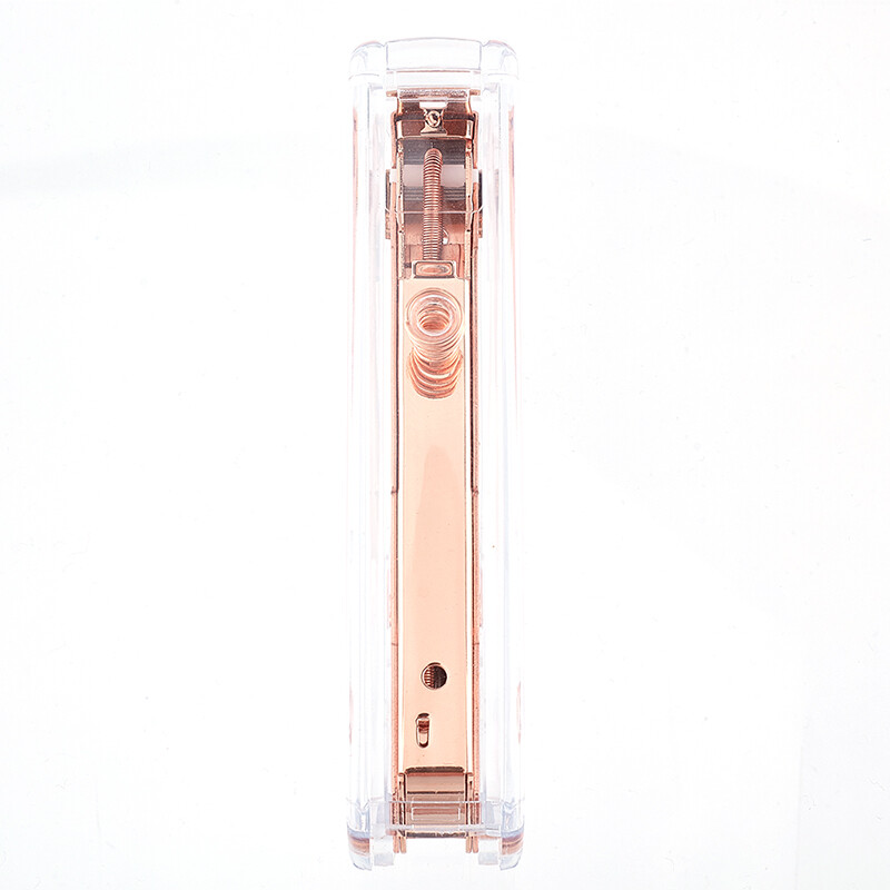 Rose Gold Stapler Edition Metal Manual Staples Office Accessories