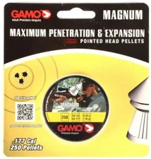 Gamo 6320224BT54 Magnum Spire Point Double Ring .177 Cal Pellets (250 counts)