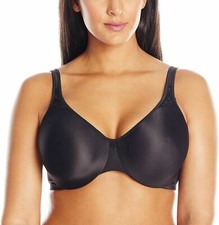 Bali Womens Passion for Comfort Minimizer Underwire Bra Black Size 36DD