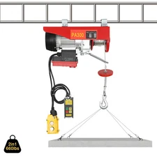 Electric Lift 660Lbs with Wireless Remote Control & Dual Cable System