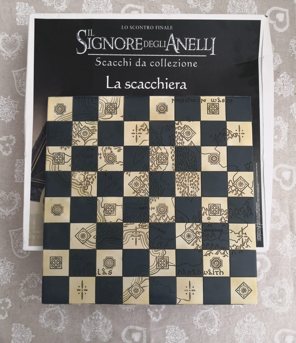 Scacchi da Collezione del Signore degli Anelli 96 Pezzi Originali
