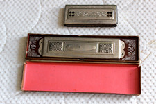 2 Diatonic Hohner Harmonicas - A/E, C/G