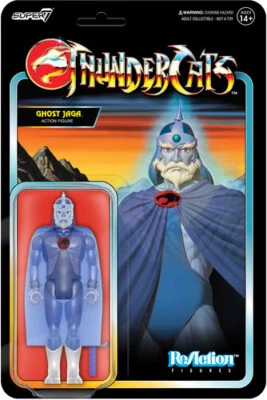 Figura de acción Super7 - Thundercats - ReAction Wave 5 - Ghost Jaga [juguete nuevo], F