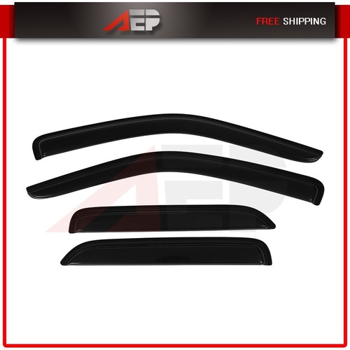 WAVY 3D STYLE WINDOW VISOR VENT SHADE FOR 2004-2012 FORD ESCAPE SUN RAIN GUARDS - Picture 9 of 9