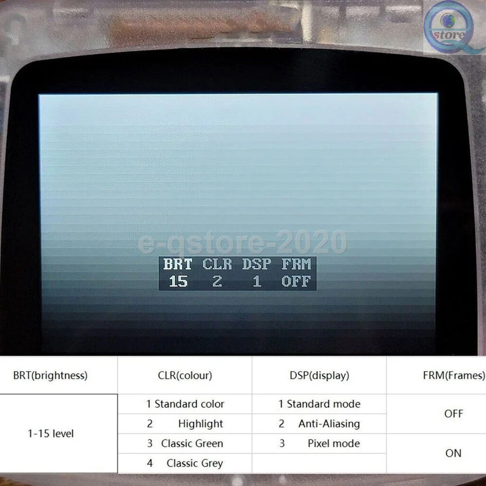 Game Boy Gameboy Advance GBA IPS AGB Laminated Backlight Kit with Shell LCD Mod - Image 2 of 2