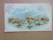 WORLDS COLUMBIAN EXPOSITION 1893 ADVERTISING CARD