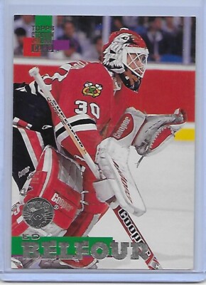 1994-95 Stadium Club Stanley Cup Super Team ED BELFOUR Chicago Blackhawks #155