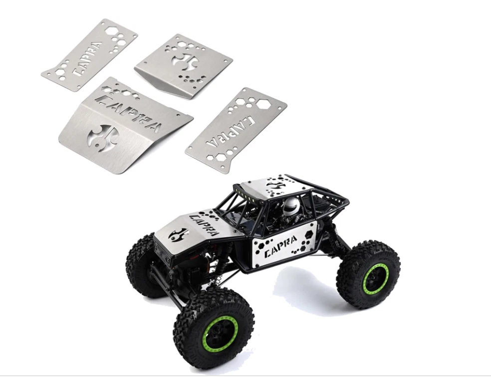 For CAPRA Axial 1 18 UTB18 RC Car Stainless Steel Car Shell Body