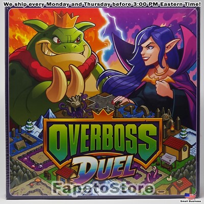 Brotherwise Games - Overboss Duel, Fast-Paced Drafting Board Game