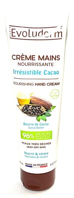 Evoluderm Cocoa Butter Hand Cream Nourishes & Repairs 5.07 fl.oz