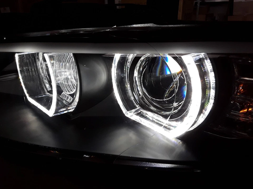 XENON SCHEINWERFER FÜR BMW E92 E93 05-02/10 SCHWARZ D1S HID TAGFAHRLICHT LED - Bild 4 von 4