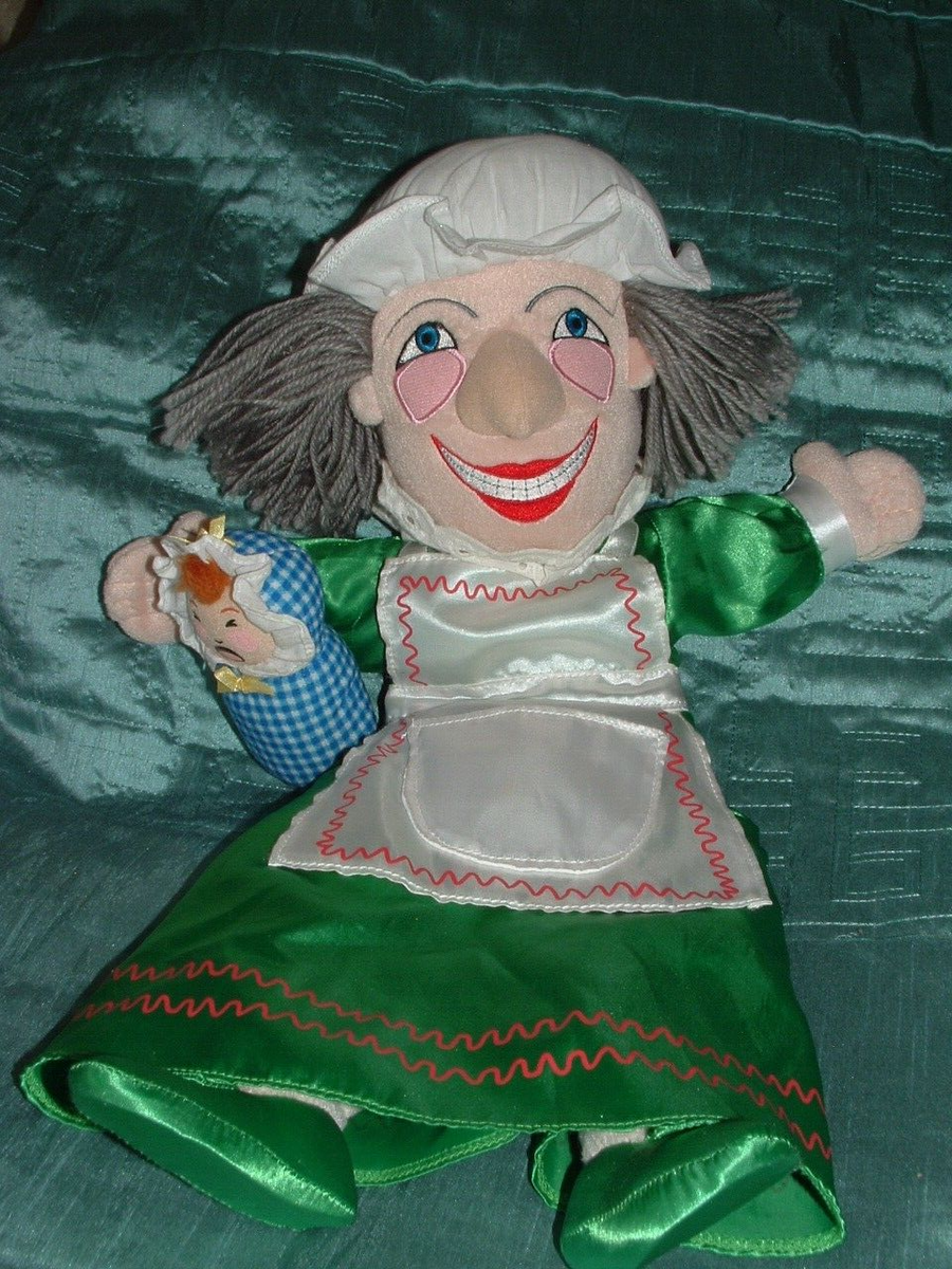PUNCH JUDY JUDY AND BABY PUPPET SOFT TOY THE PUPPET COMPANY