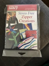 SEWING WITH NANCY Stress Free Zipper Creations DVD 2010 New Sealed in Cellophane