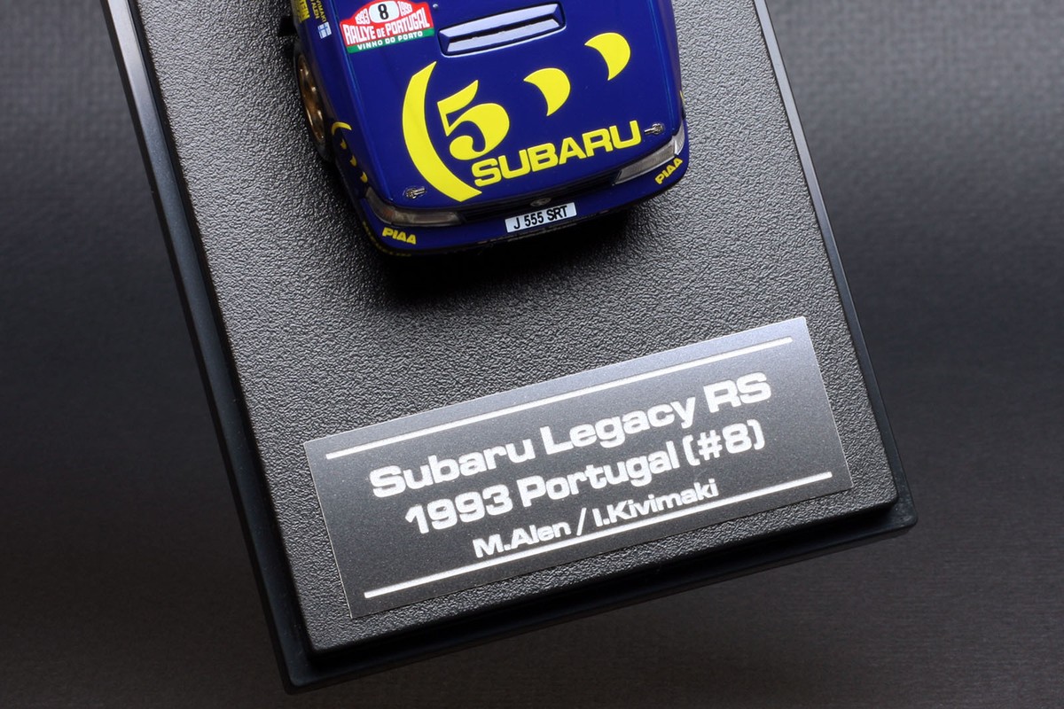 ミニカー Subaru Legacy RS Rallye de Portugal 1993 Subaru Legacy RS #8 1993 Portugal *Markku Alen* -- HPI #8274