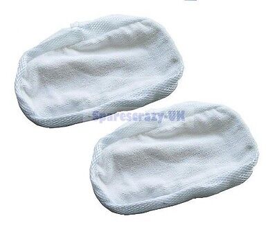 2 Microfibre Compatible Steam Mop Pads for Morphy Richards 9 in 1 720020 720502 