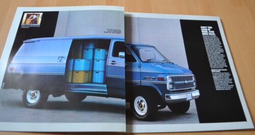 1984 Chevrolet Chevy Vans Catalog Brochure Prospekt - Picture 2 of 7