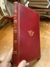 Grolier Club Leatherbound hand-made paper ltd edition Washington Irving a Sketch