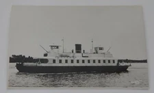 Steamship Steamer AQUIDNECK real photo postcard RPPC