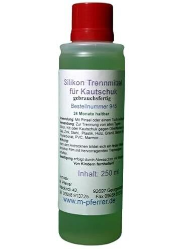 Trennmittel für Silikon Kautschuk (250 ml) Formentrennwachs zum abformen - Bild 1 von 3