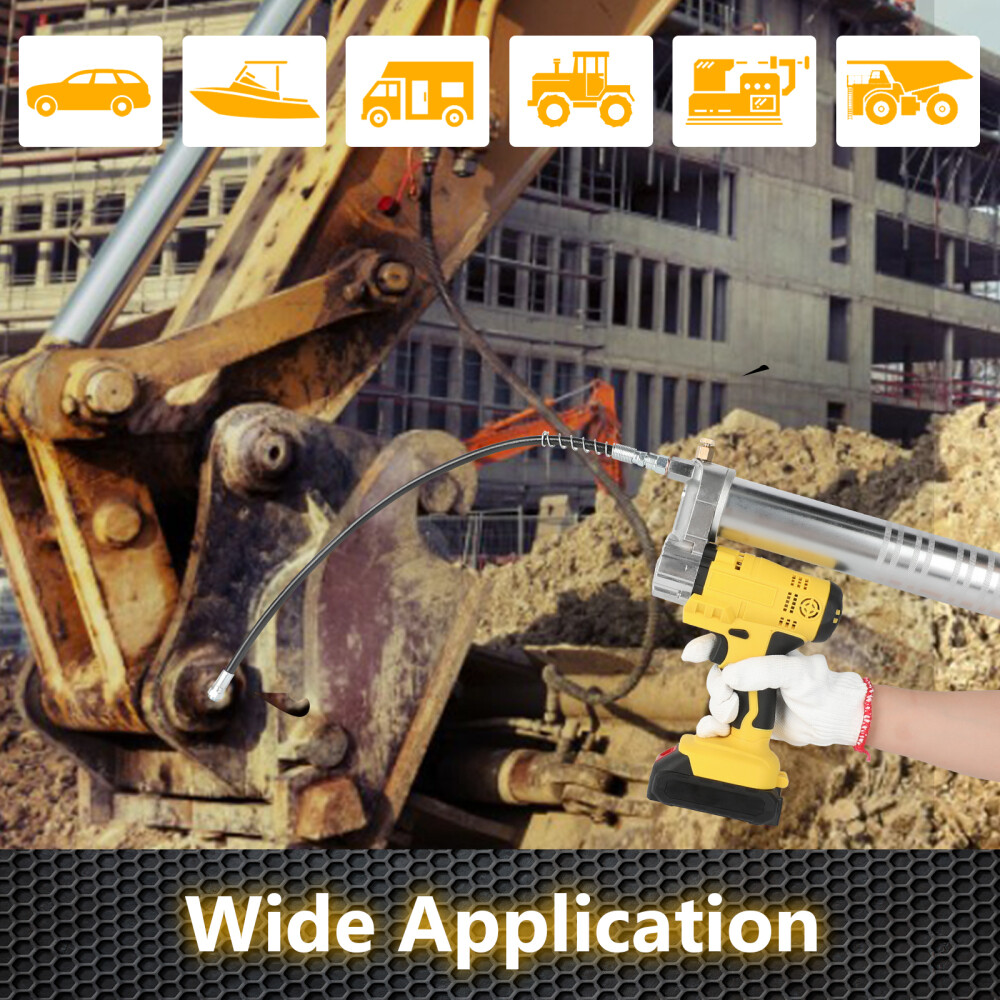 21V Cordless Grease Gun, Electric Grease Gun Kit, 10000 PSI Explosion