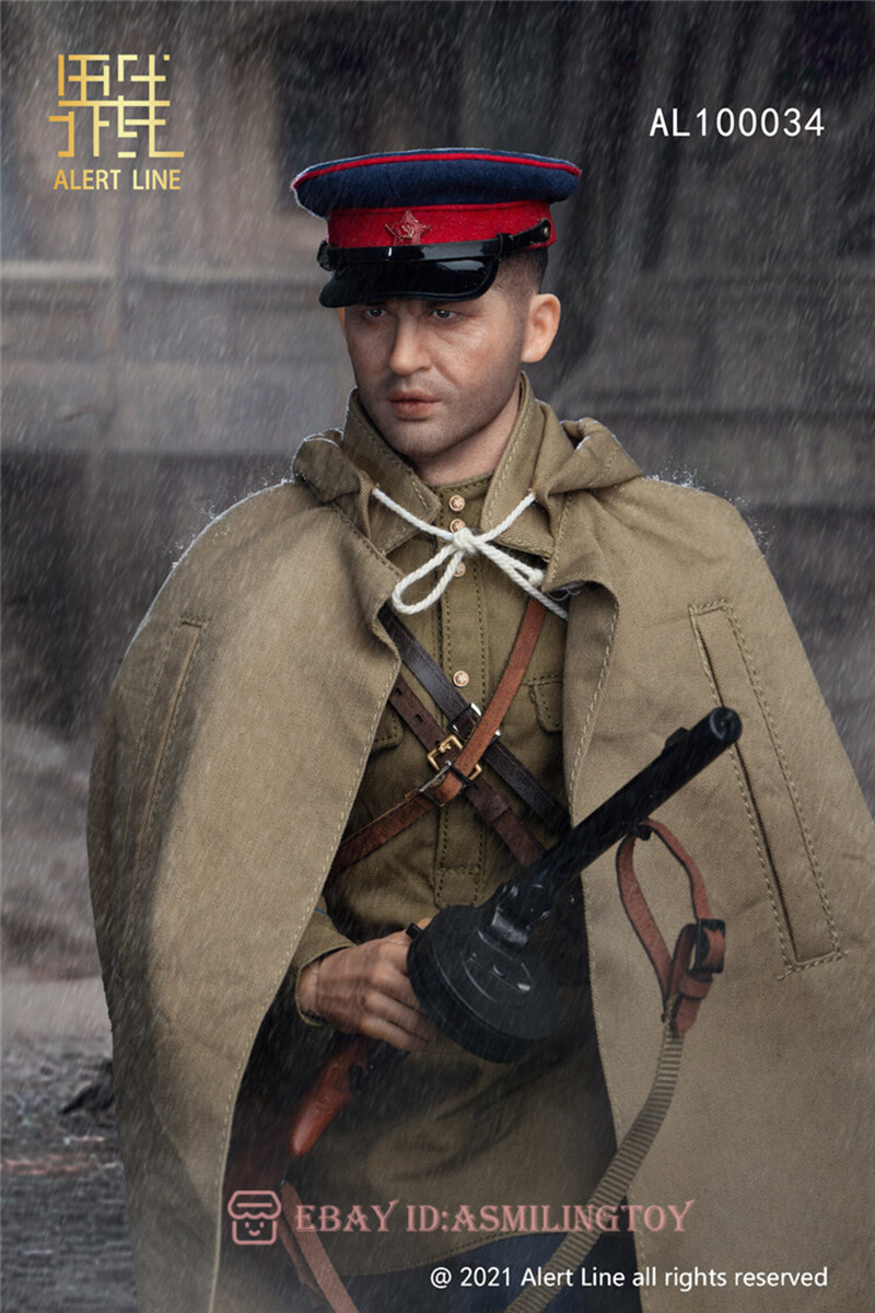 1/6 Alert Line AL100034 WWII Soviet NKVD Officer 12'' Soldier