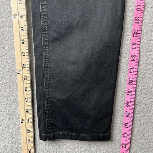 Ring of Fire Damen Hose Größe 20 Schwarz Chino Gerade 5 Taschen Freizeit W29 L28 - Bild 12 von 14