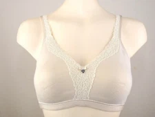 Curvy Couture 1010# Cotton Luxe Unlined Wire Free Bra US Size 38 DDD