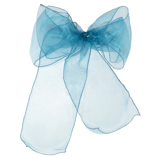 Silla de organza de boda fajas ancho lazo completo para decoración de fiesta 1x-100x - Imagen 272 de 391