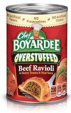 Chef Boyardee Overstuffed Beef Ravioli   15 oz Pack of 6 