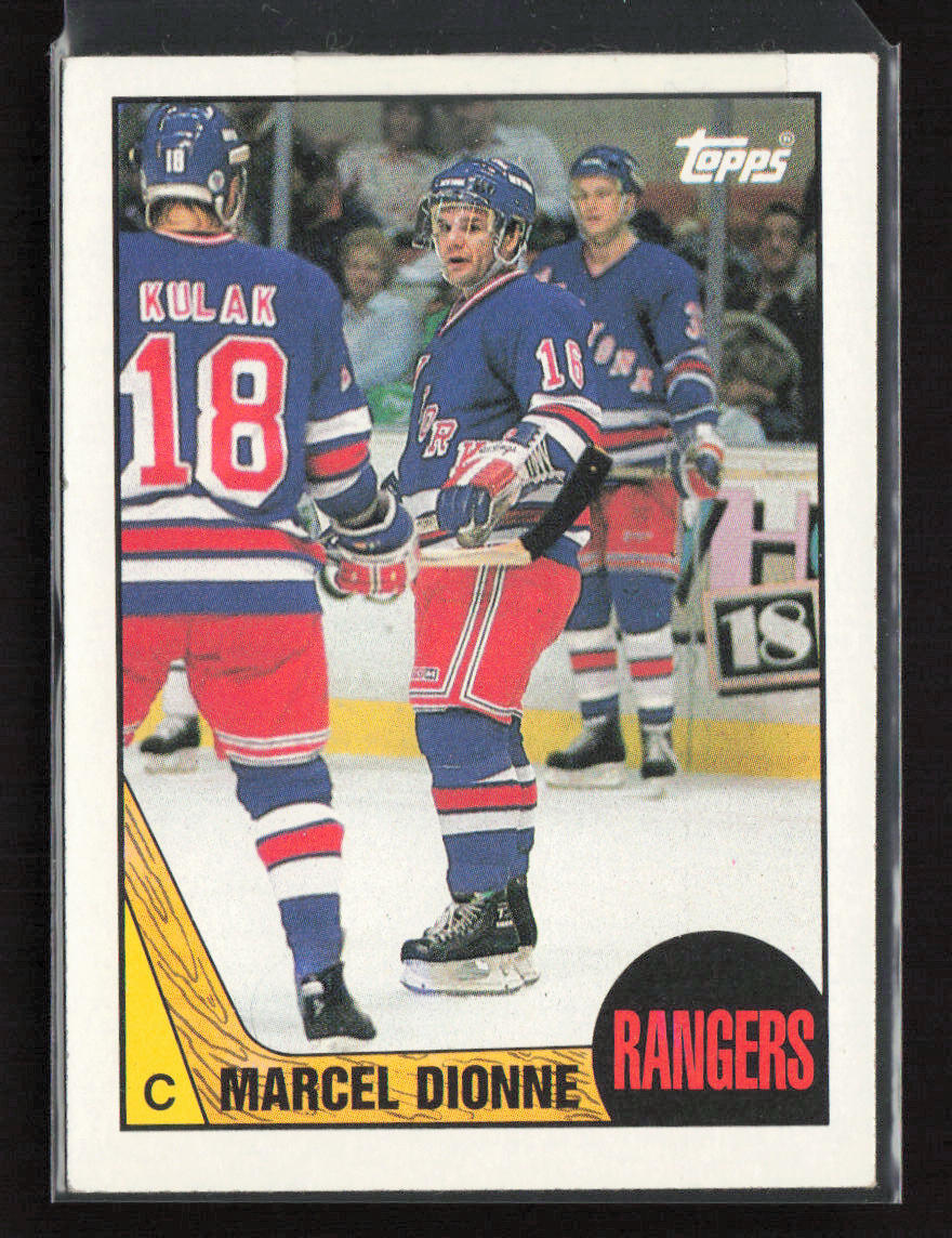 1987-88 Topps #129 Marcel Dionne New York Rangers