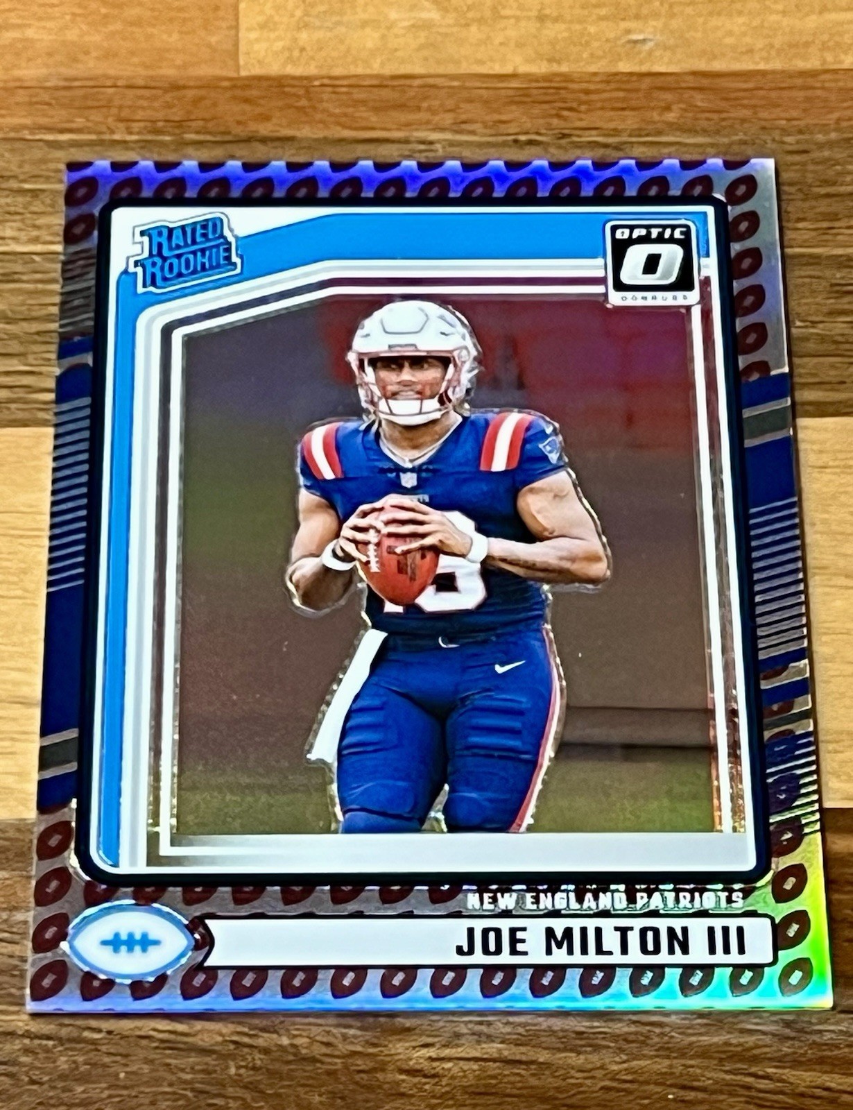 2024 Panini Donruss Optic Preview Football Emoji Joe Milton III (RC) Cowboys