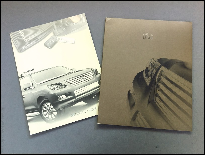 2008 Lexus LX LX570 34-page Original Sales Brochure Catalog SET | eBay