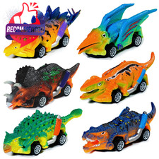 Dinosaur Toys Pull Back Cars 6pcs Dinosaur Toys For Kids 3-5 Toddlers Boy Toys