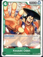 Kouzuki Oden OP14-026 Uncommon The Azure Sea's Seven One Piece Near Mint