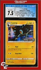SWSH Black Star Promo Luxray SWSH023 Rebel Clash Prerelease Promo STAFF CGC 7.5 on eBay