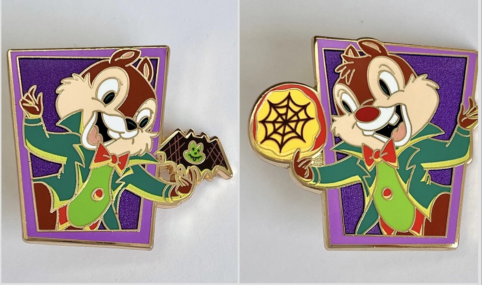 2024 WDW -Halloween Treats - MNSSHP - Mystery Pin Set of 2 Pins - Chip and Dale