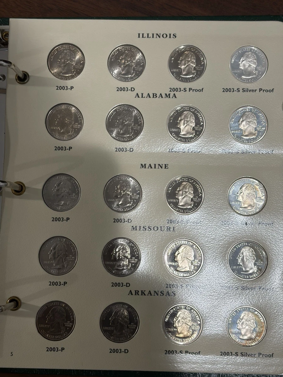 证明50 州套装美国州纪念银币(1999-2008) | eBay