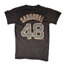 Majestic San Francisco Giants T-Shirt Pablo Sandoval #48 Panda Größe Small