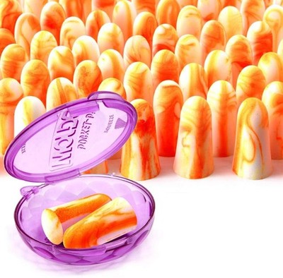 MOLDEX Soft Foam Earplugs 100 Pairs Softies  Ear Plugs for Sleeping, Snoring,