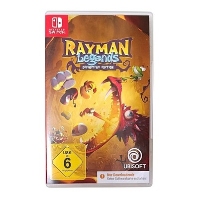 Rayman Legends Definitive Edition - (Switch, 2017) - NUR LEERHÜLLE - Sehr Gut